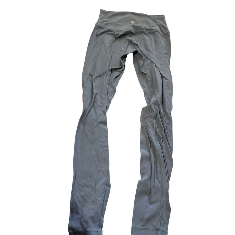 Lululemon To the Beat Tight 24" sz 6 leggings gray soft cozy yoga dance - Picture 5 of 8